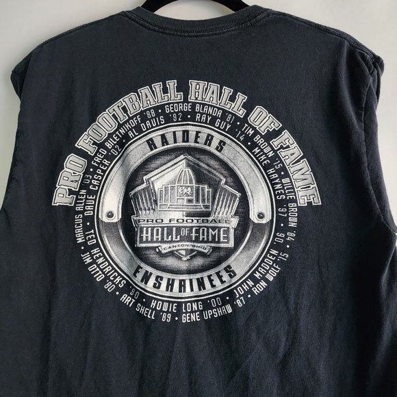 NFL Hall Of Fame Raiders Legends Pro Football Mens Medium Short Sleeve T Shirt - Picture 6 of 9